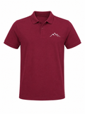 Burgundy Polo Shirt Men's