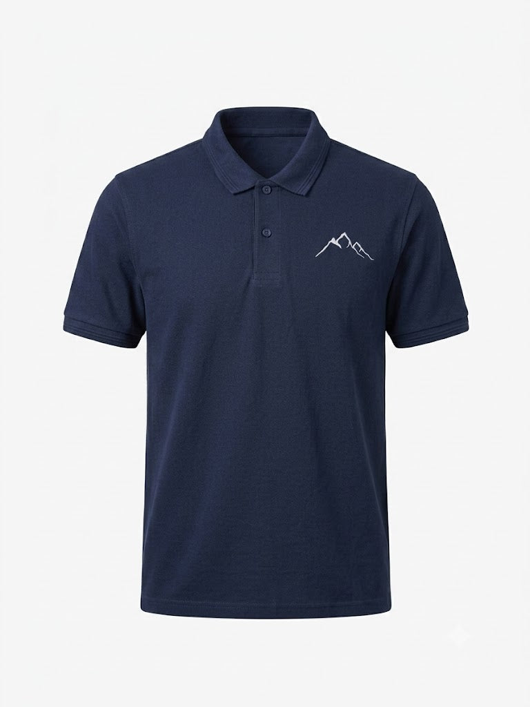 Navy Blue Polo Shirt Men's