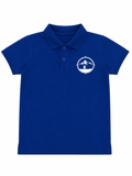 Royal blue polo shirt kids