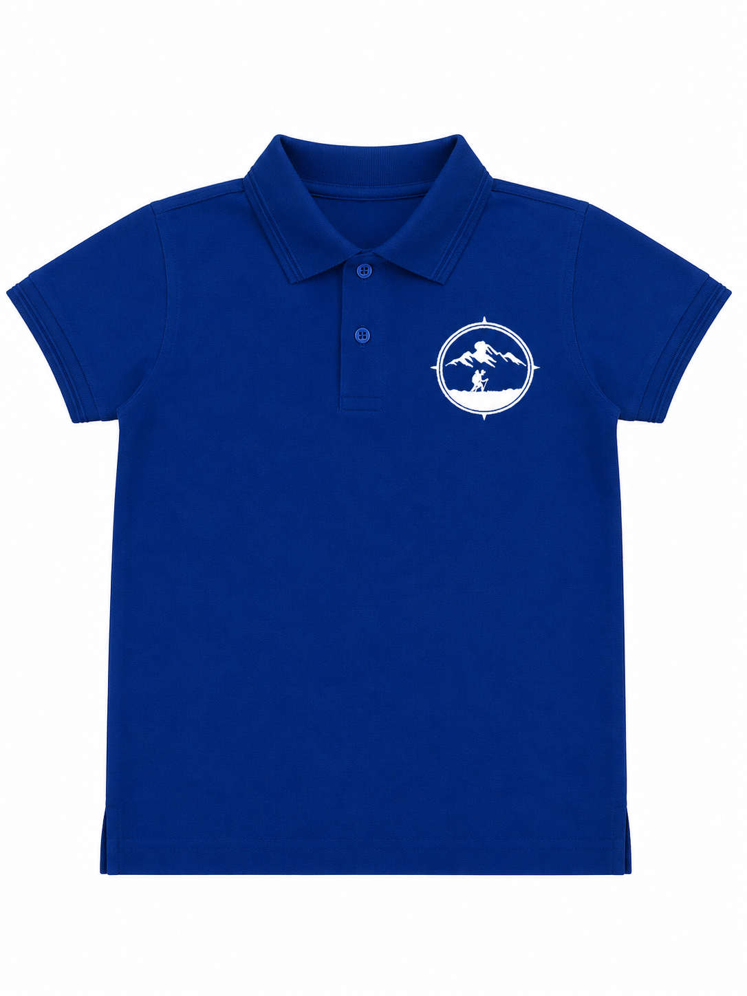 Royal blue polo shirt kids